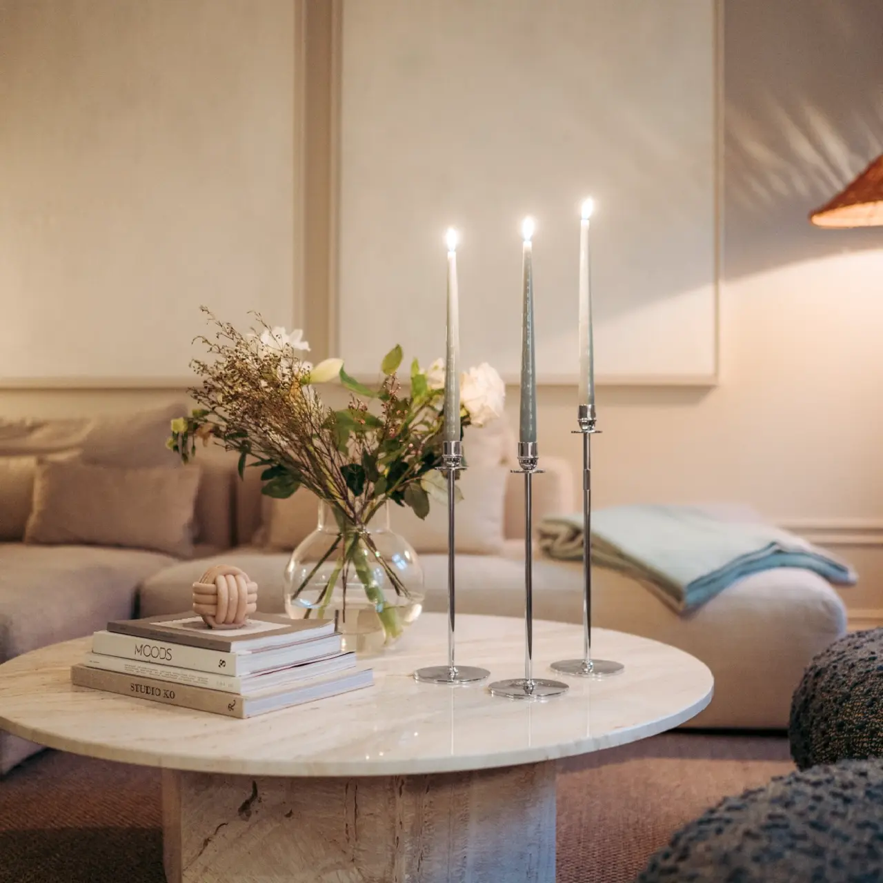 Ljusstake, Chiaro di luna - 40cm