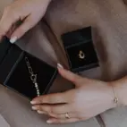 Armband Luna Nero, guld