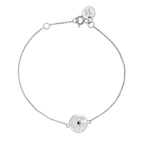 Armband Luna Nero, silver