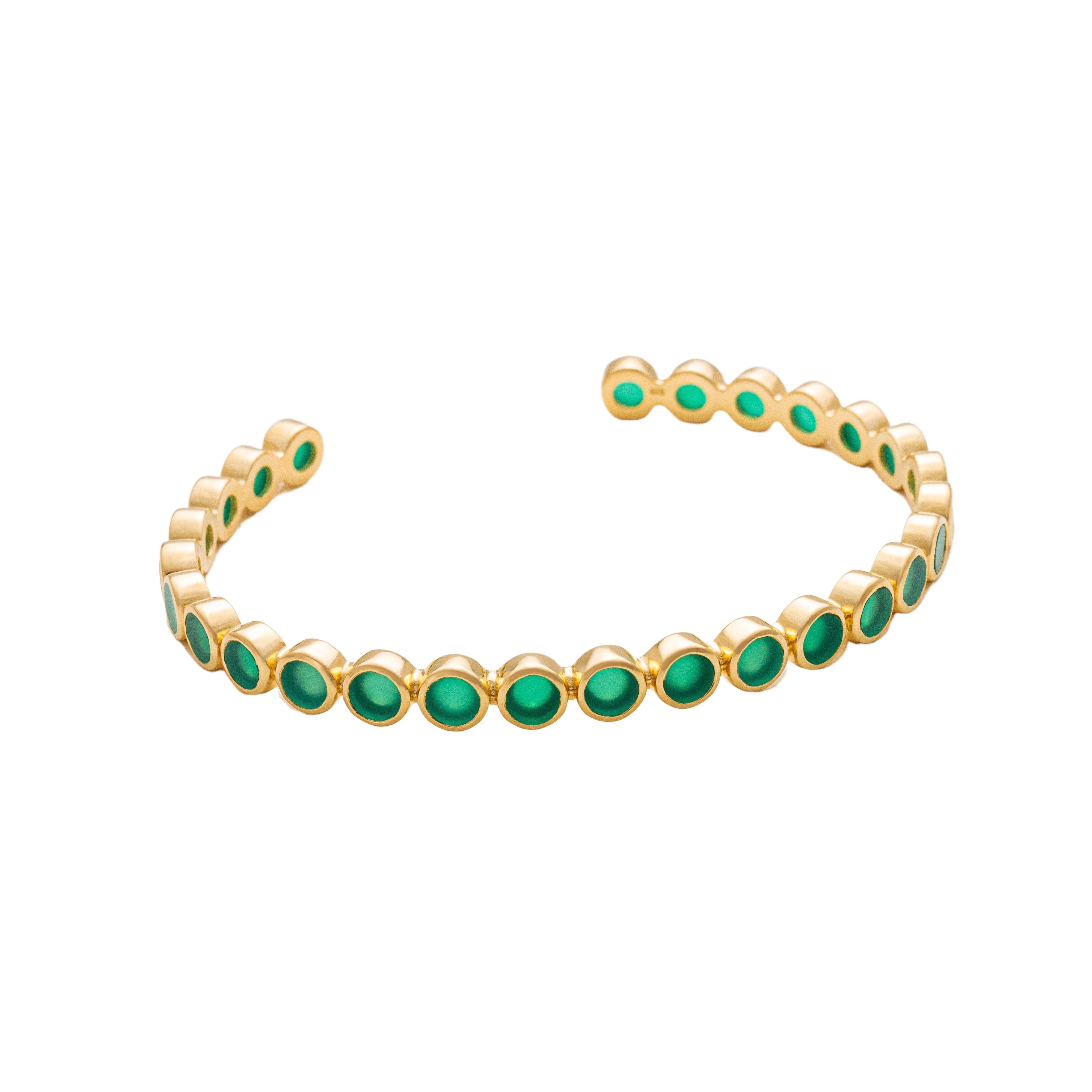 Bangle, La Moda Verde - Förgyllt