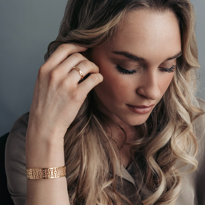 Bangle, Anima - Förgyllt