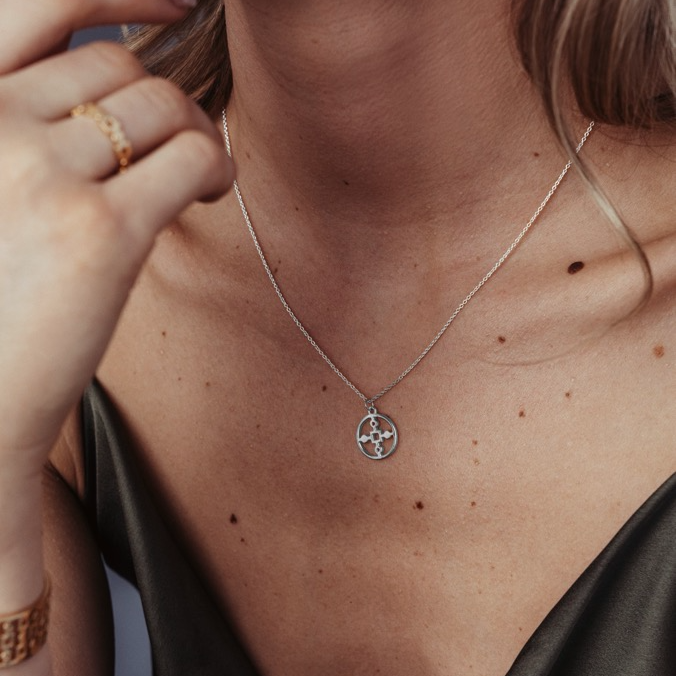 Halsband, Anima Gemella 1 - Silver