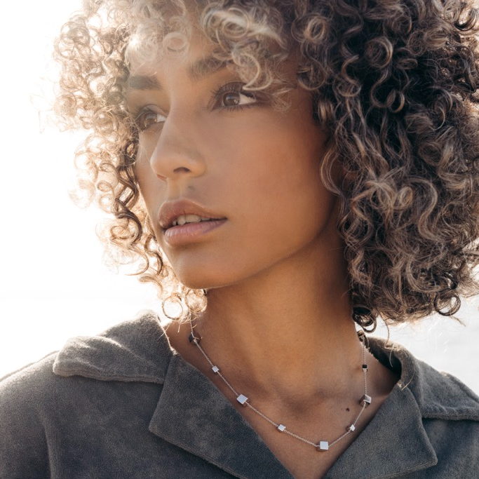 Halsband, Como 2 - Silver