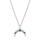 Halsband, Costa Smeralda Verde - Silver