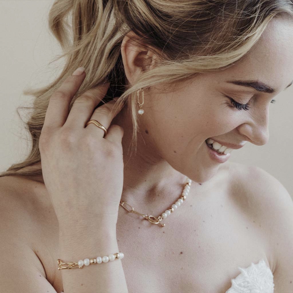 Halsband Gemma,Förgyllt