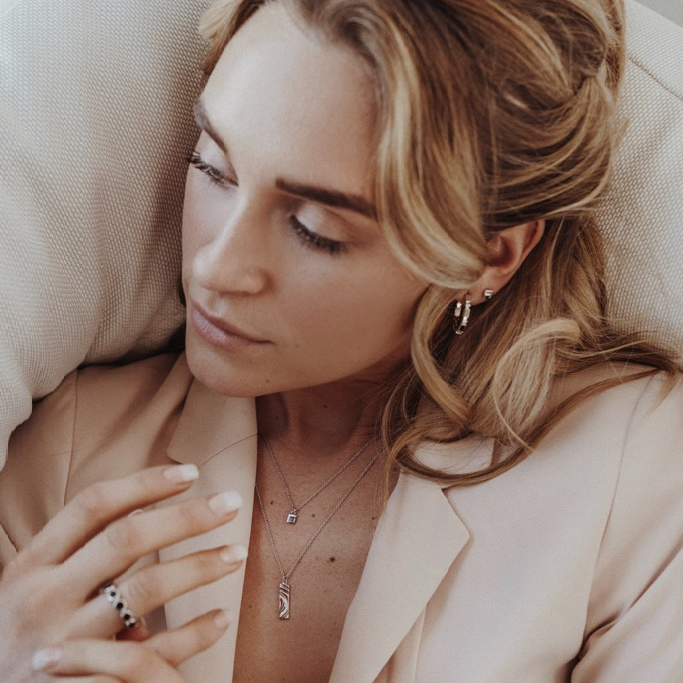 Halsband Portofino, Silver