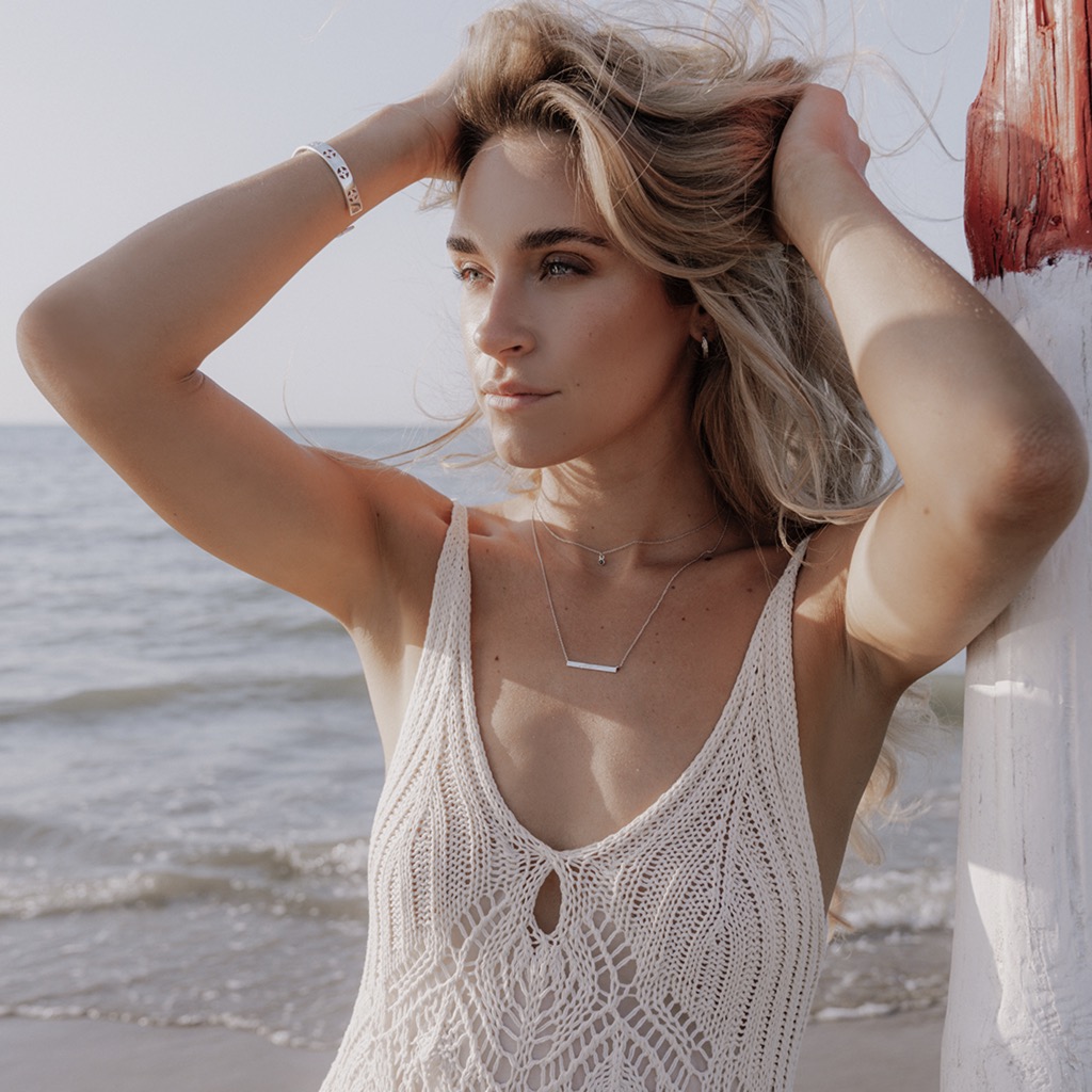 Halsband Moena 2, Silver