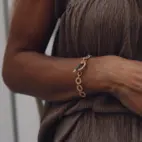 Armband, Illuminare Bianco - Förgyllt