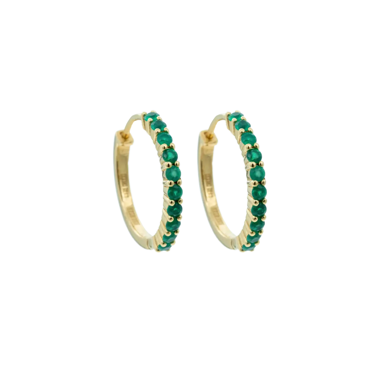 Hoops, Illuminare 1 Verde - Förgyllt