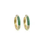 Hoops, Illuminare 2 Verde - Förgyllt