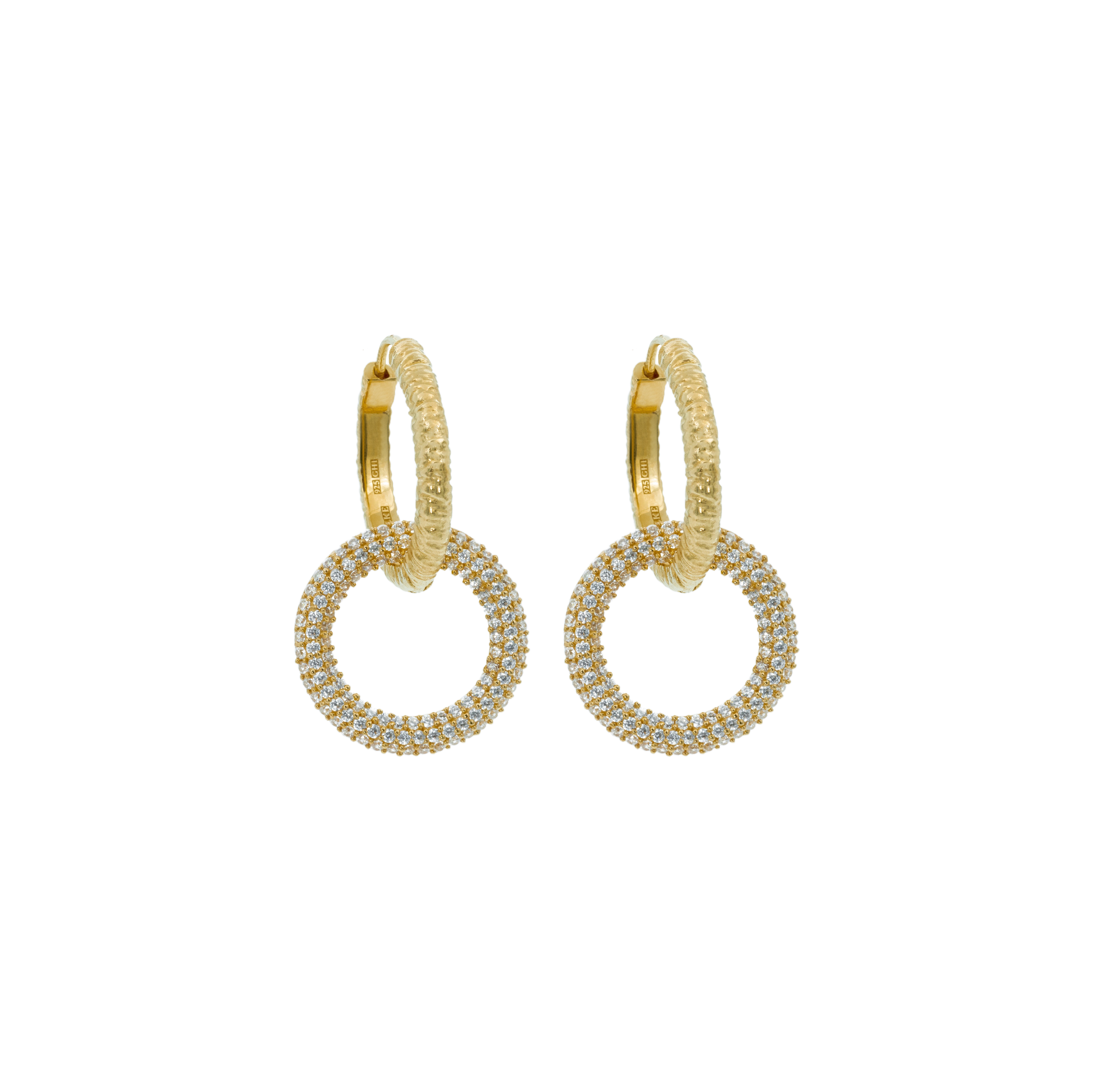 Hoops, Illuminare 4 Bianco - Förgyllt