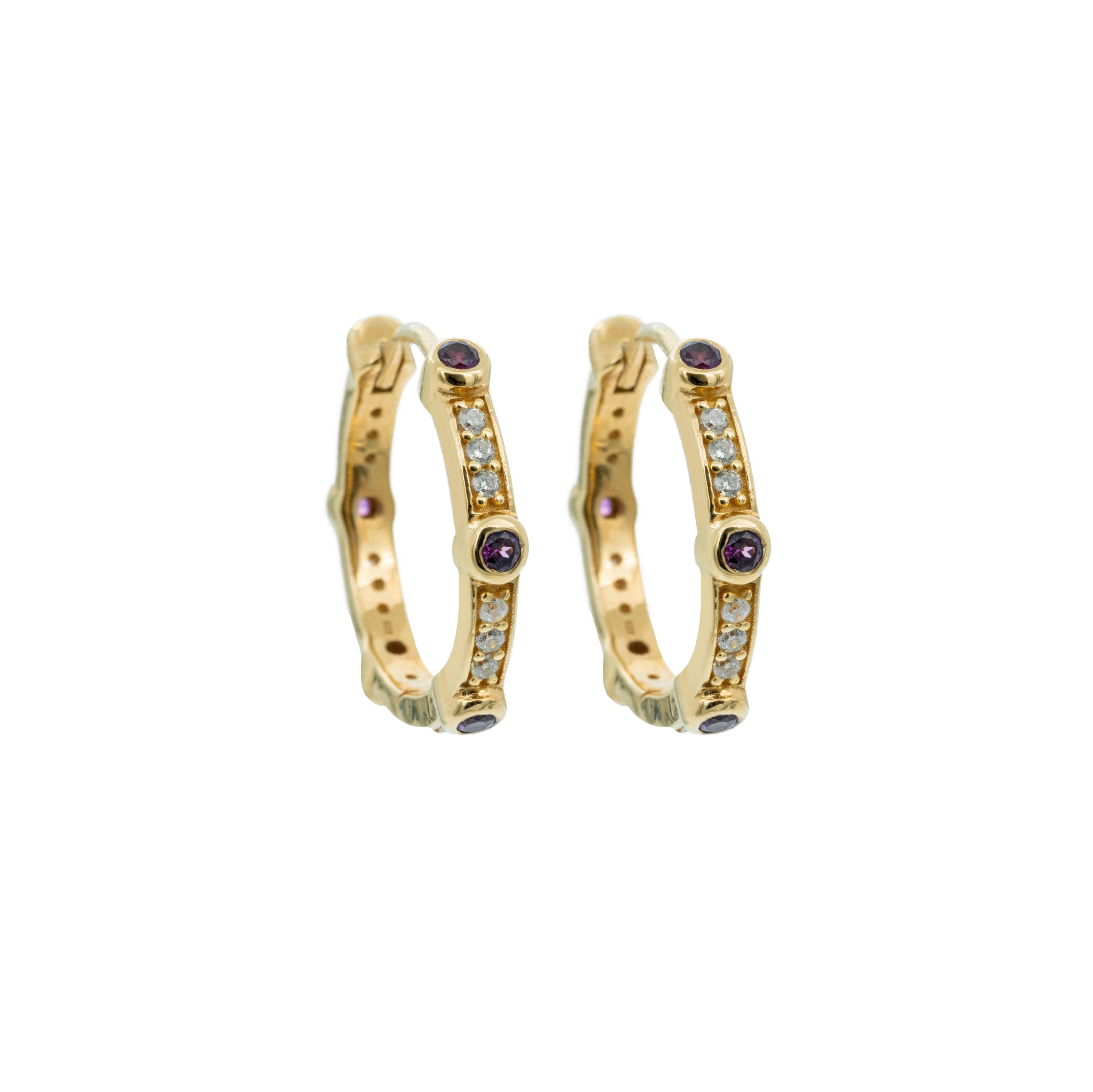 Hoops, Illuminare 3 Viola - Förgyllt