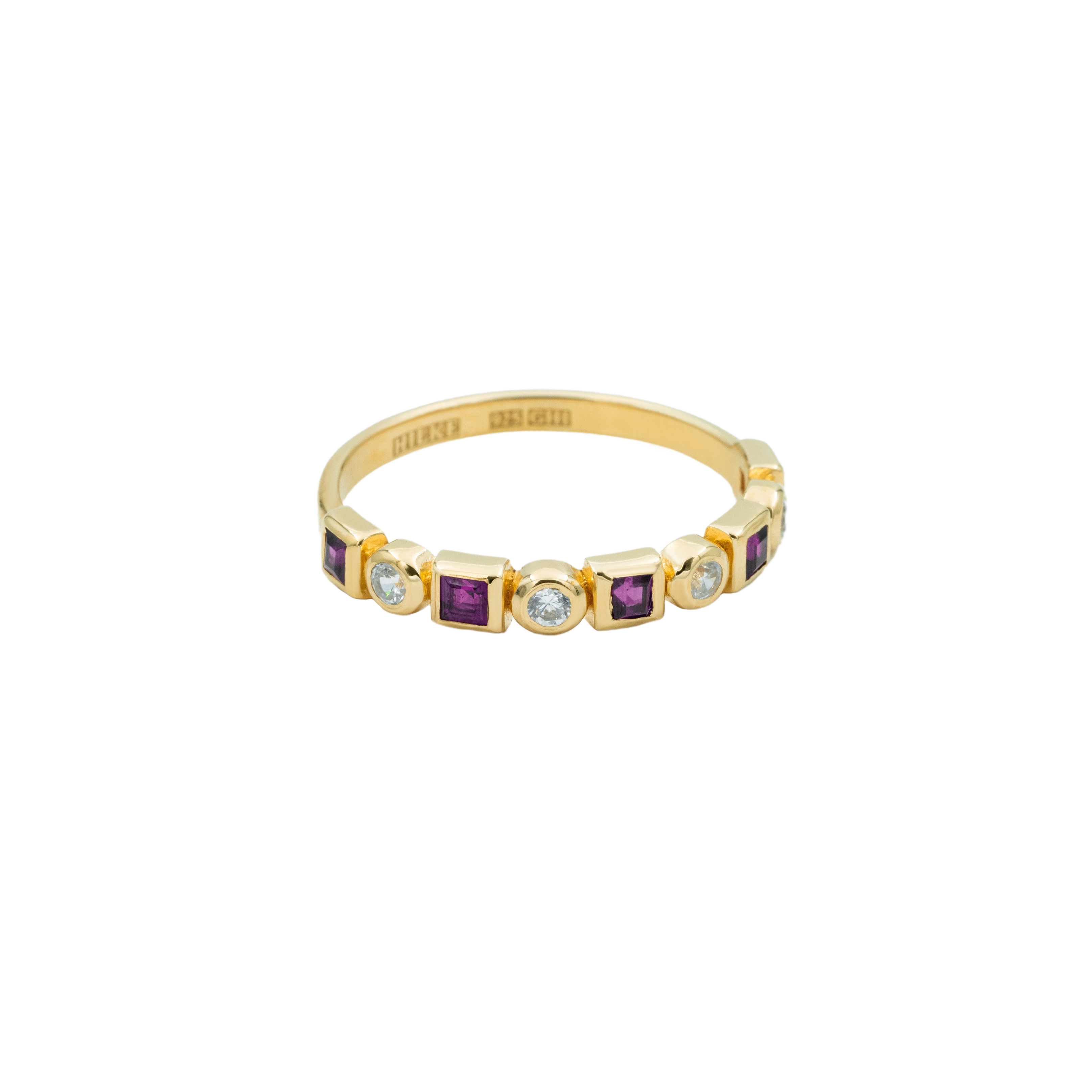 Ring, Rosa Ciliegia Guld