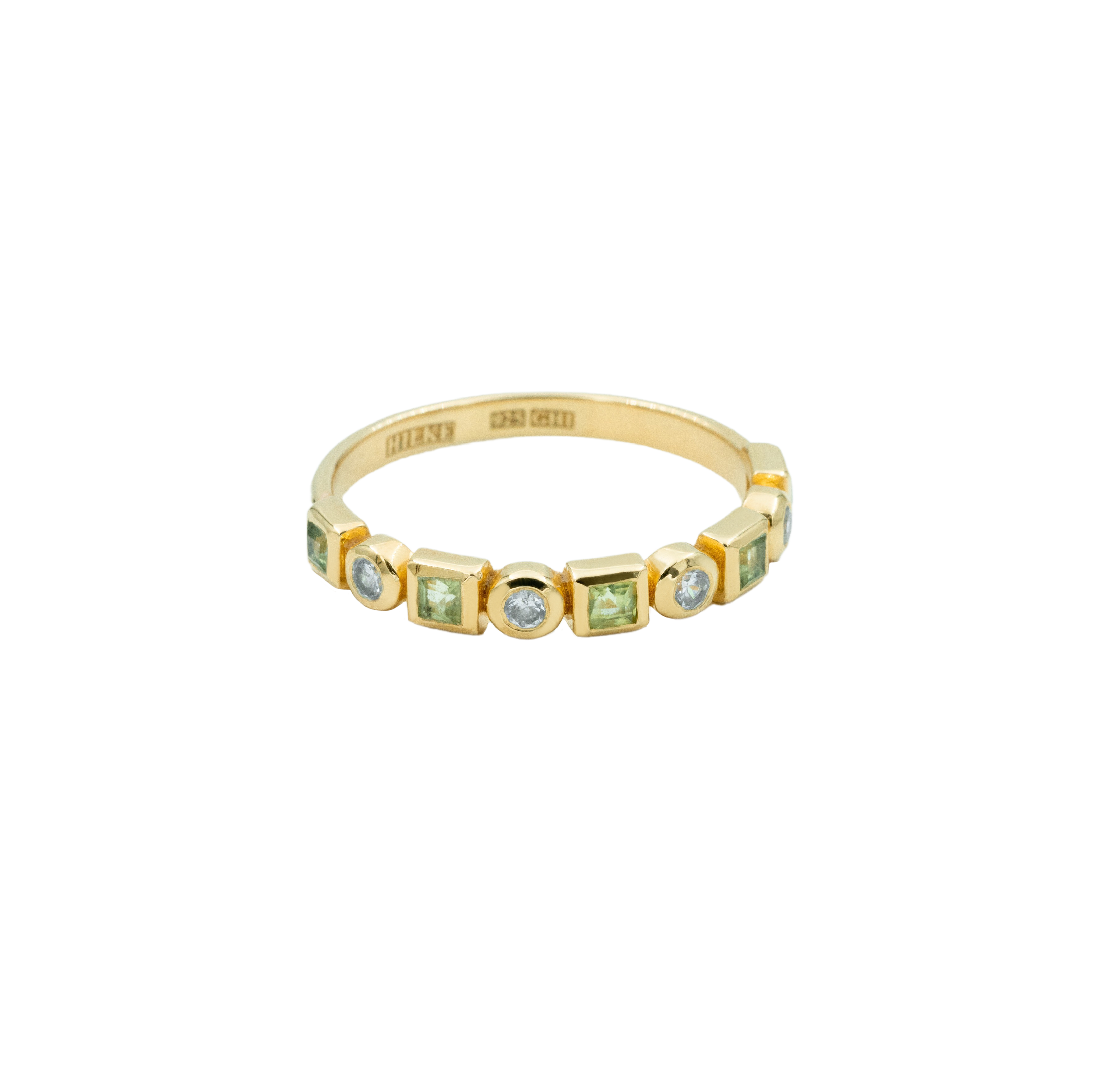 Ring, Verde Chiaro Guld