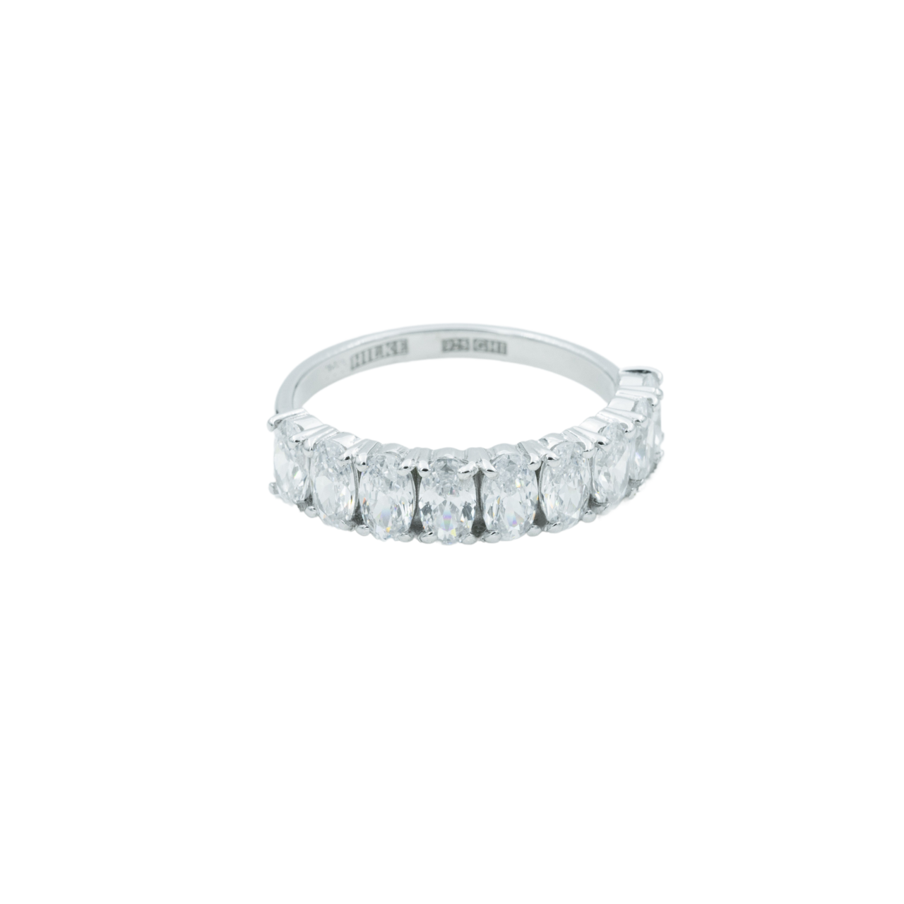 Ring Glam Bianco, Silver 6