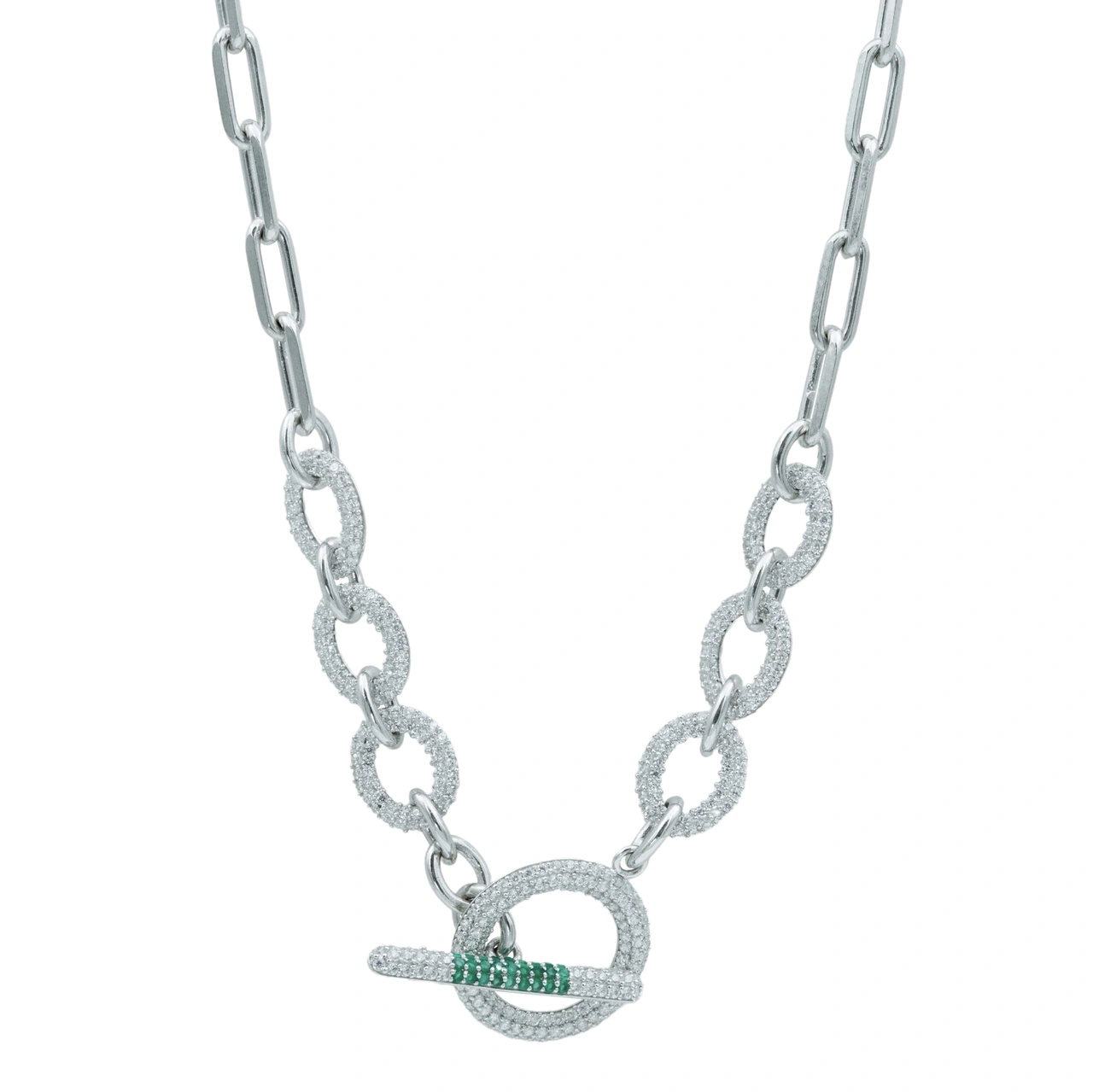 Halsband, Illuminare Bianco - Silver
