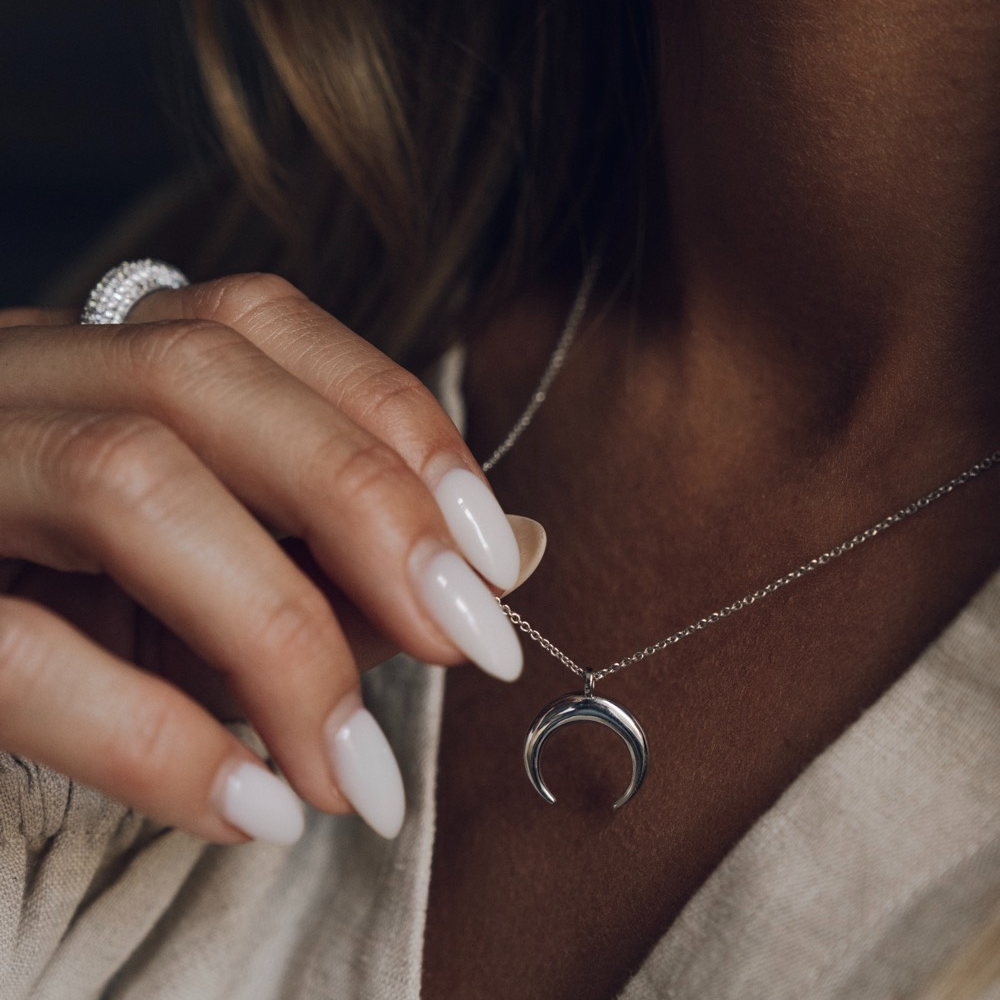 Halsband, Luna - Silver