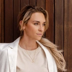 Halsband, Luna - Förgyllt