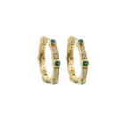 Hoops, Illuminare 3 Verde - Förgyllt