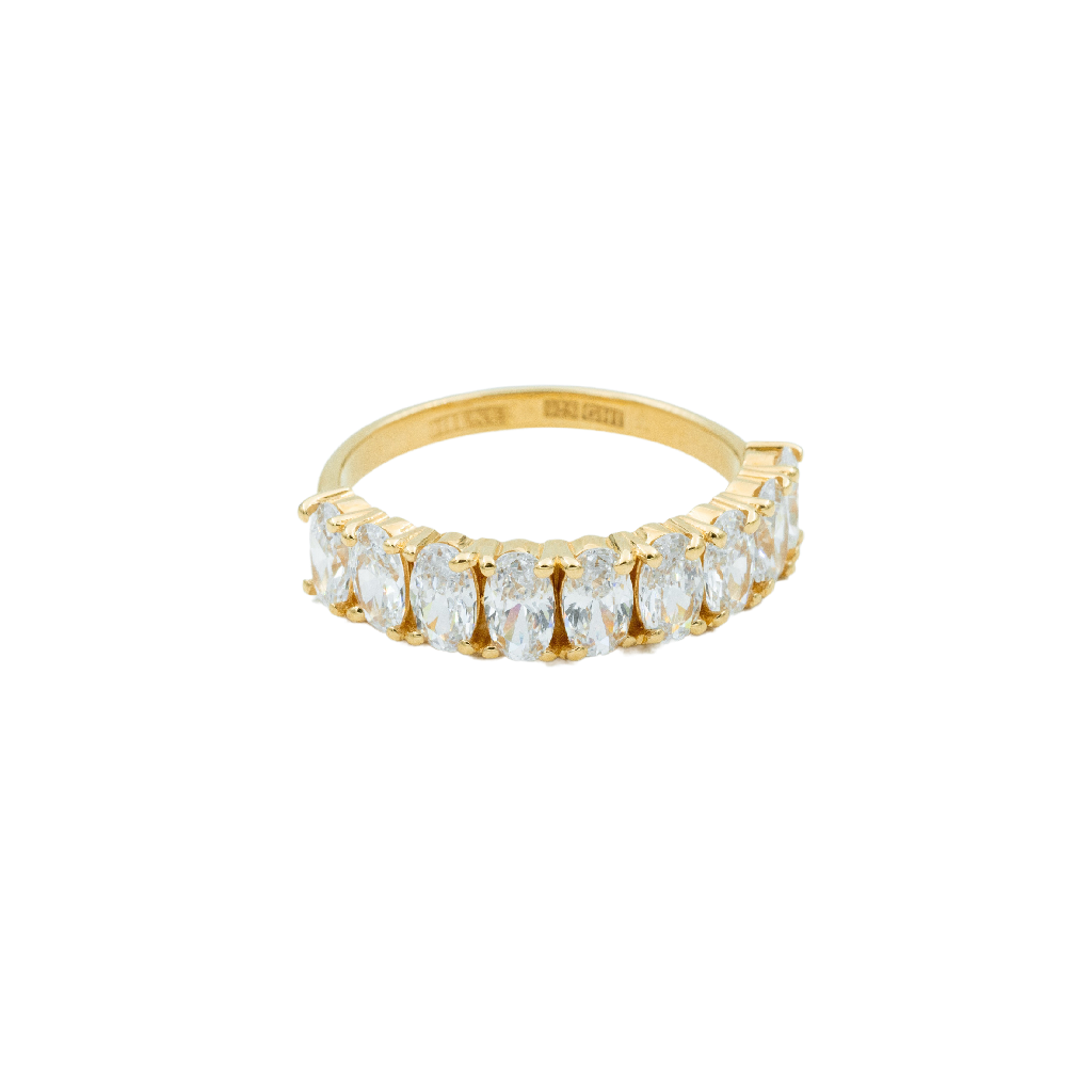 Ring, Glam Bianco - Förgyllt 7