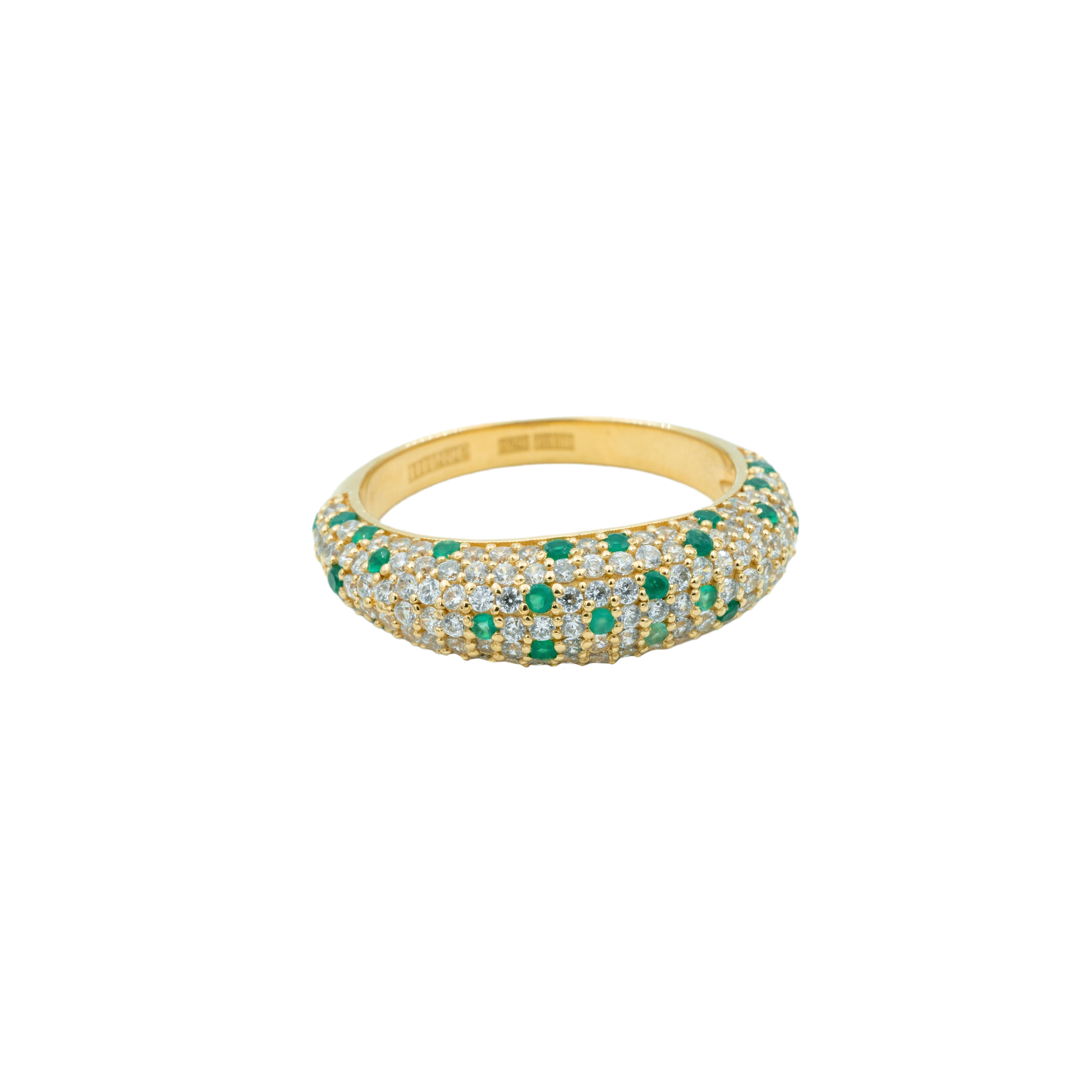Ring, Illuminare 1 Verde - Guld