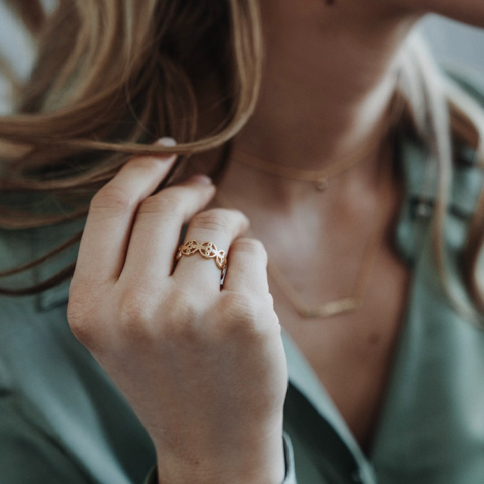 Ring, Anima Gemella 1 - Förgyllt