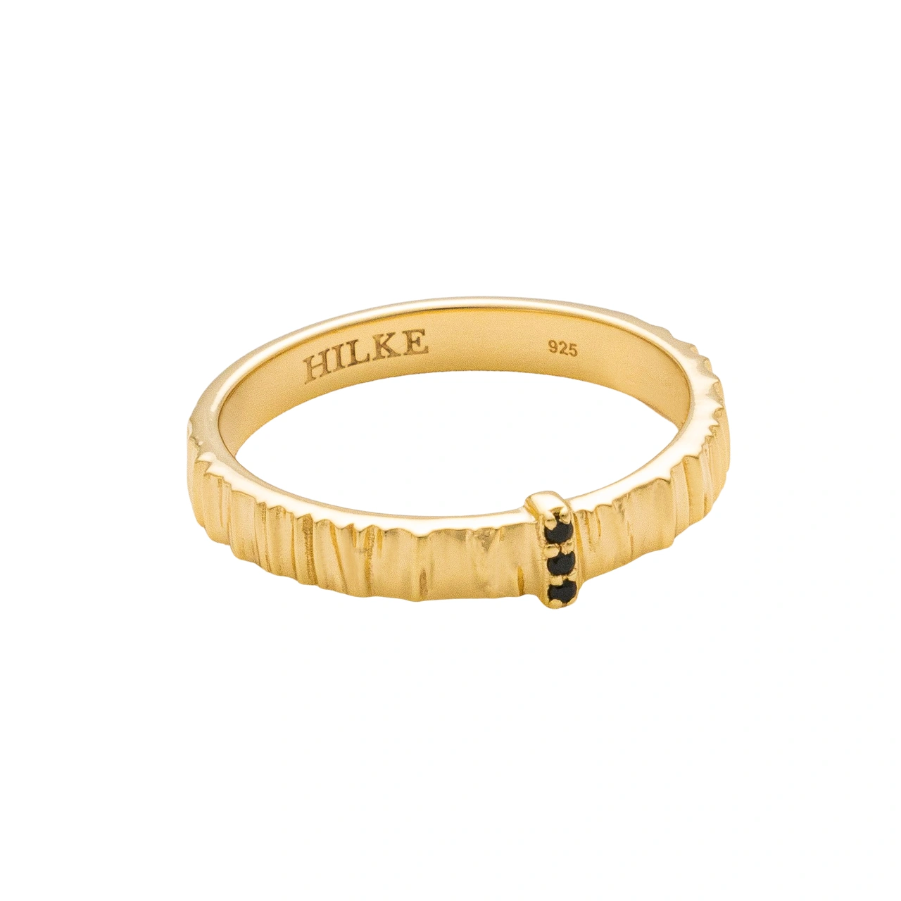 Ring, Matera Nero - Förgyllt 6