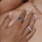 Ring, Aquila Rosso - Silver 8