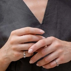 Ring, Tuti Nero - Silver 7