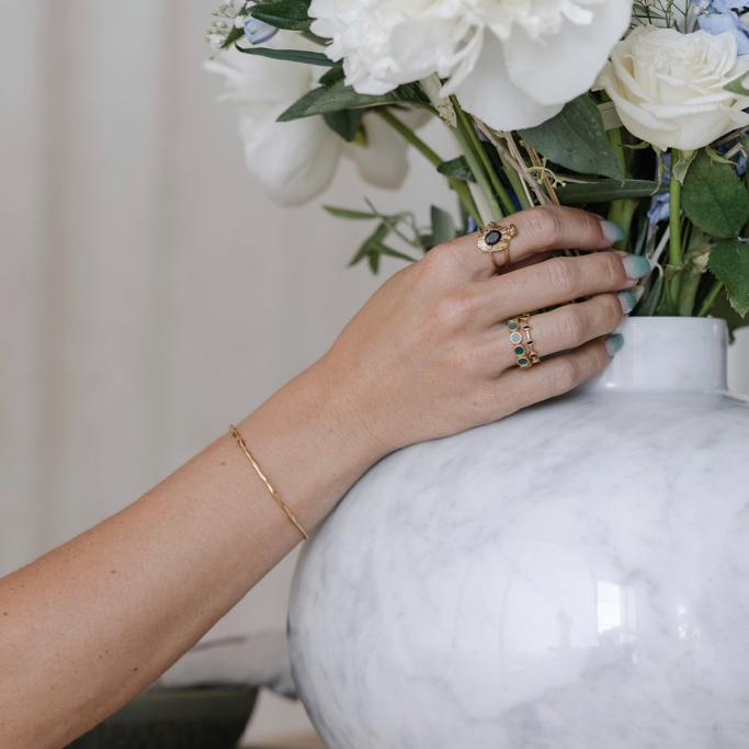 Ring, Tuti Nero - Förgyllt