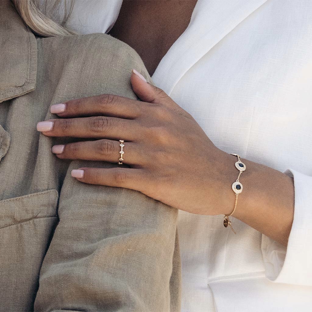 Ring, Tuti Bianco - Förgyllt 7