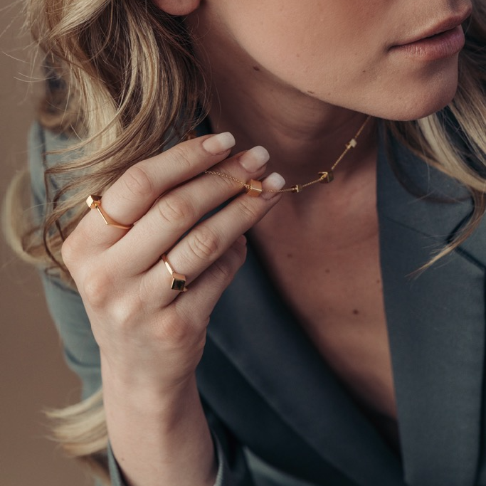 Ring, Como - Förgyllt 6