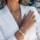 Ring, La Moda Nero 1 - Förgyllt 6