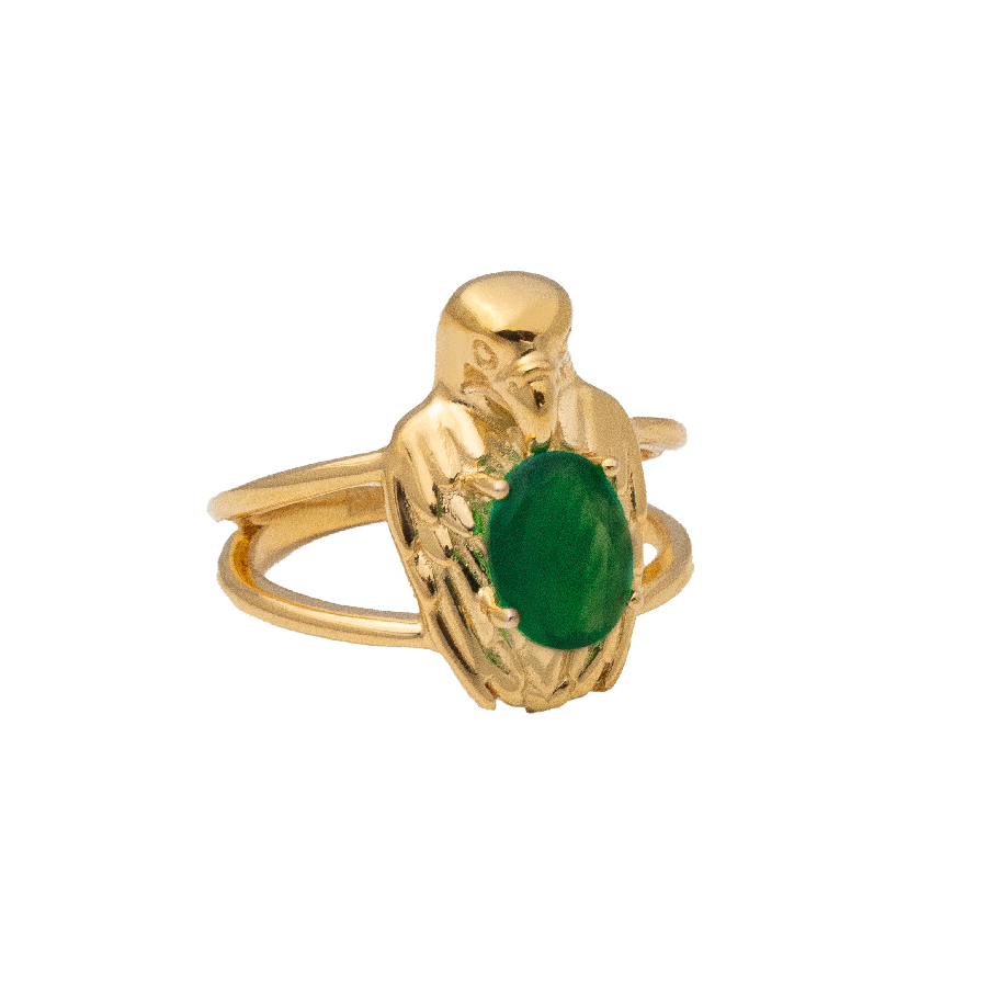 Ring, Aquila Verde - Förgyllt 8