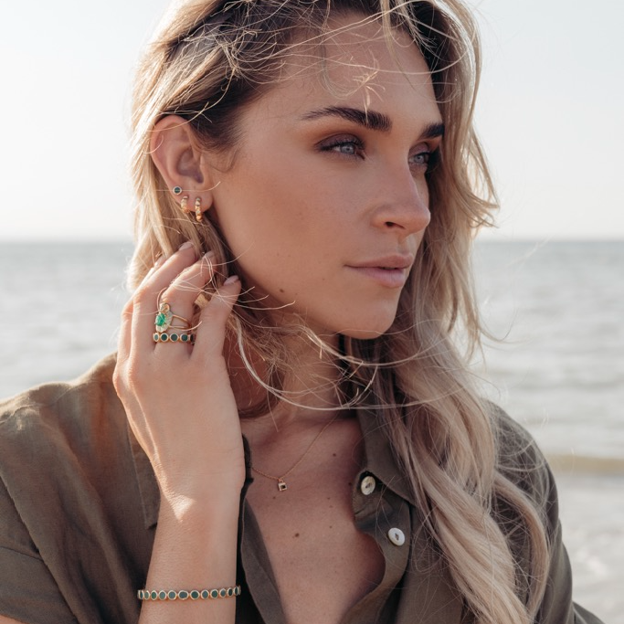 Ring, Aquila Verde - Förgyllt 8