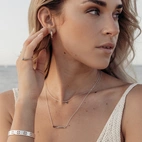 Hoops Positano, silver