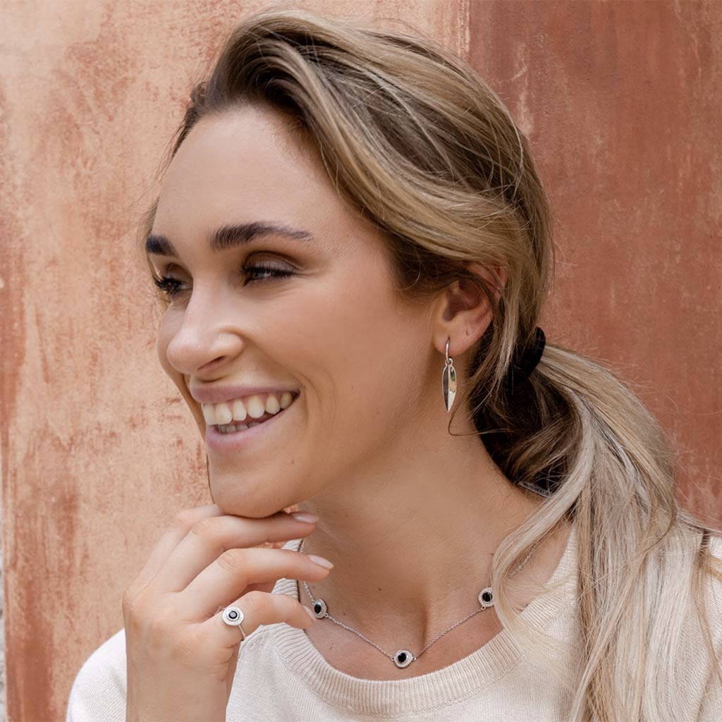 Örhängen, Foglia - Silver