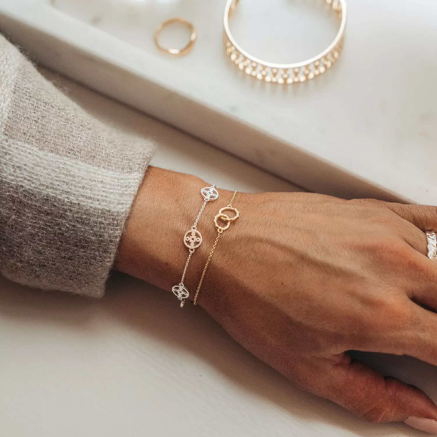 Armband, Insieme - Förgyllt