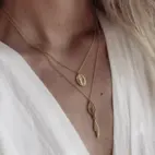 Halsband Donna, Förgyllt