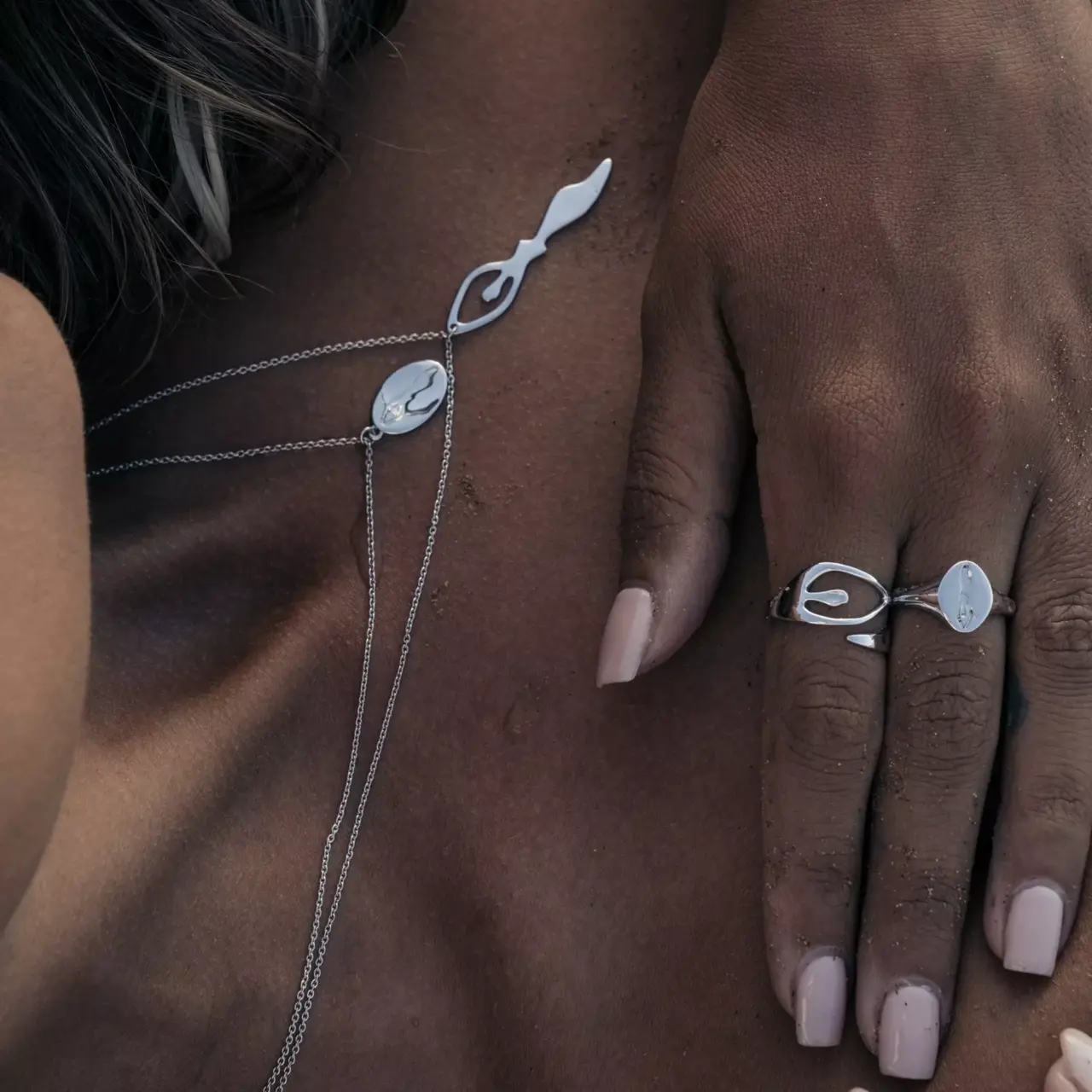 Halsband Donna, Silver