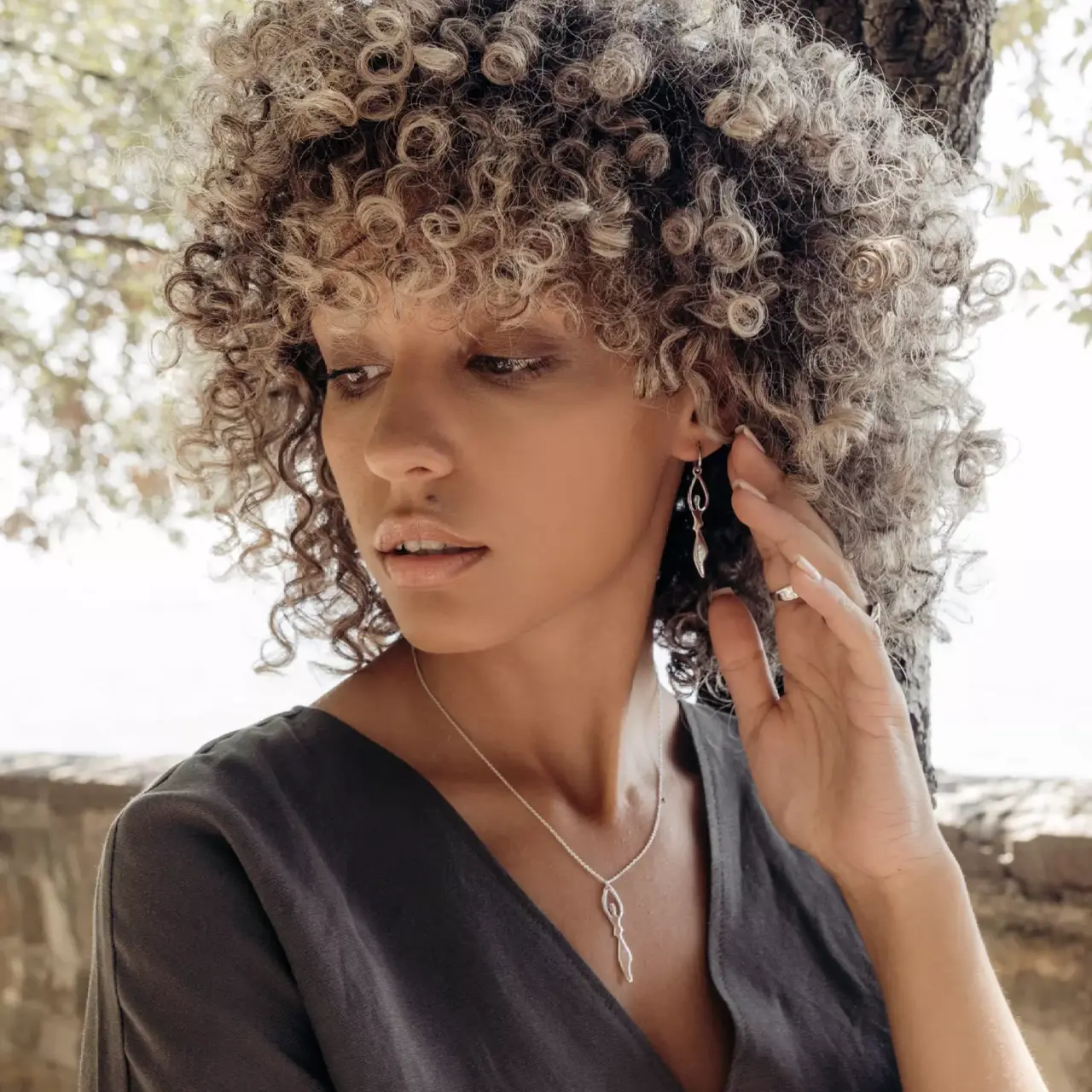 Halsband Donna, Silver