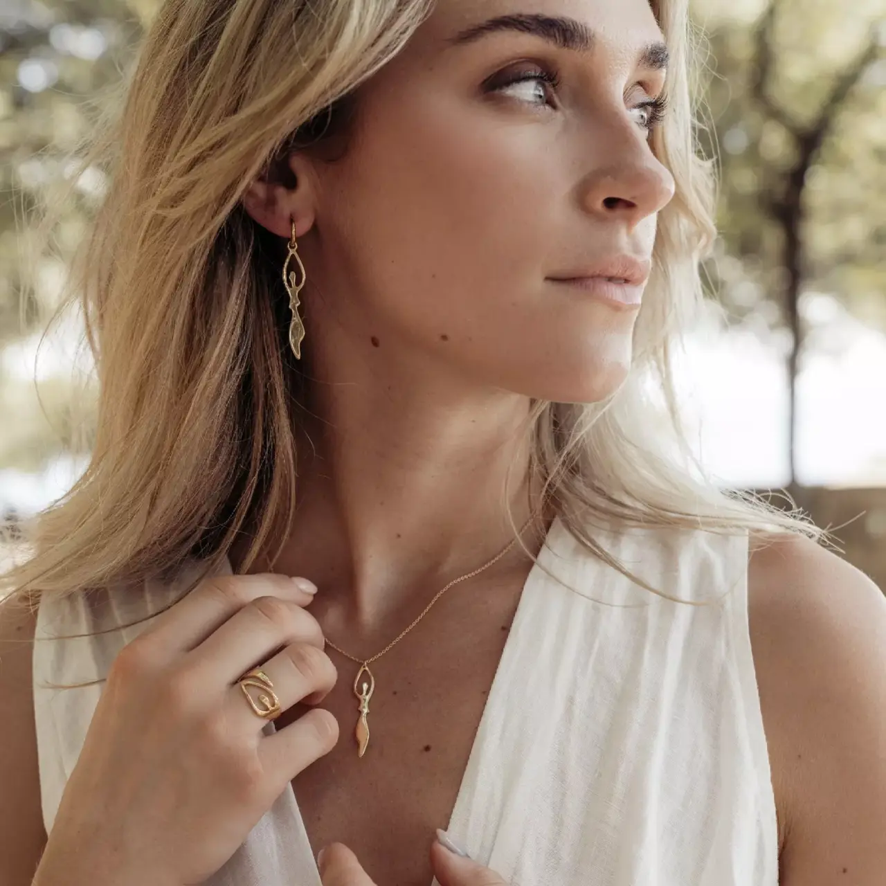 Ring Donna, Förgyllt 8