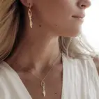 Örhänge Donna, Förgyllt