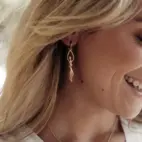 Örhänge Donna, Förgyllt