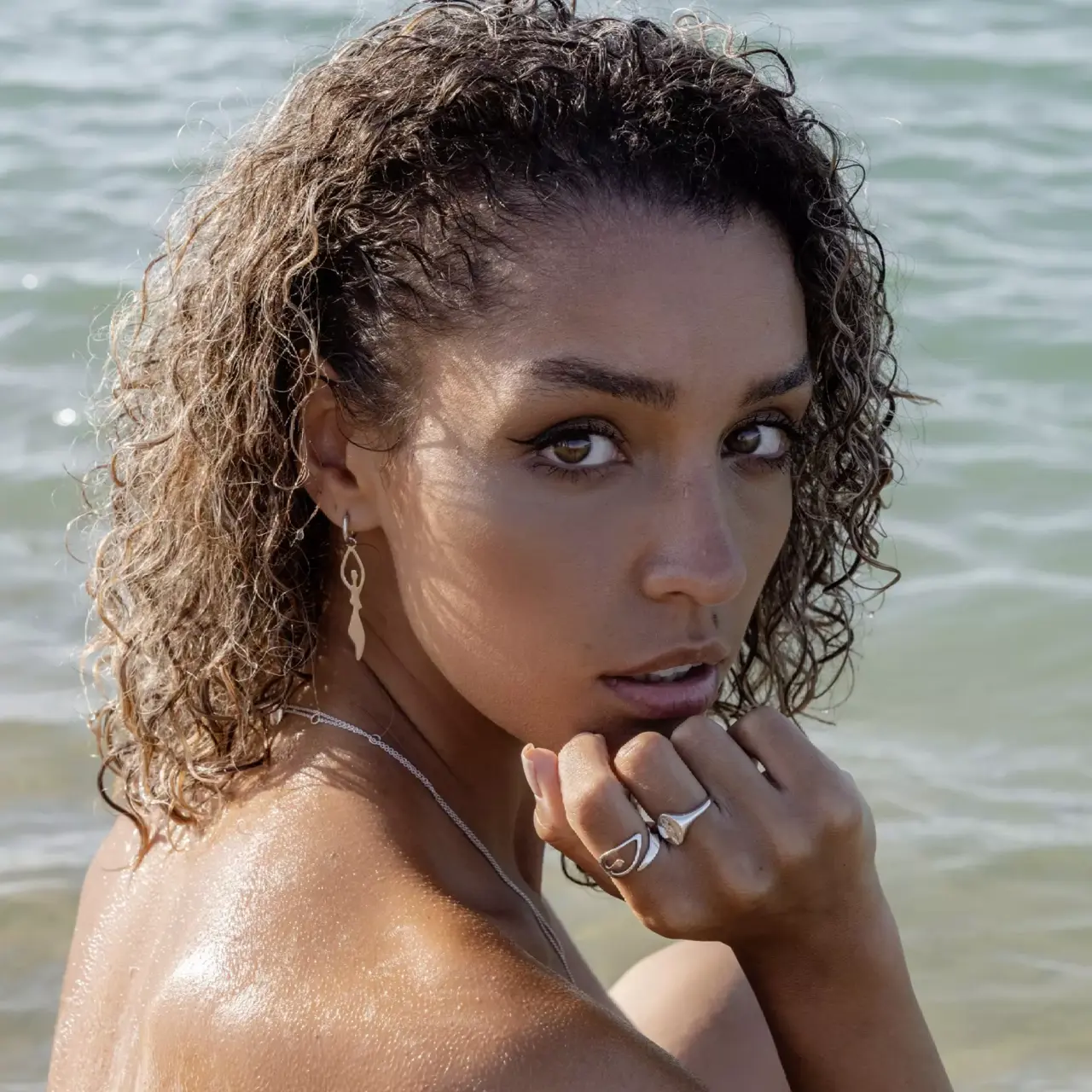 Örhänge Donna, Silver