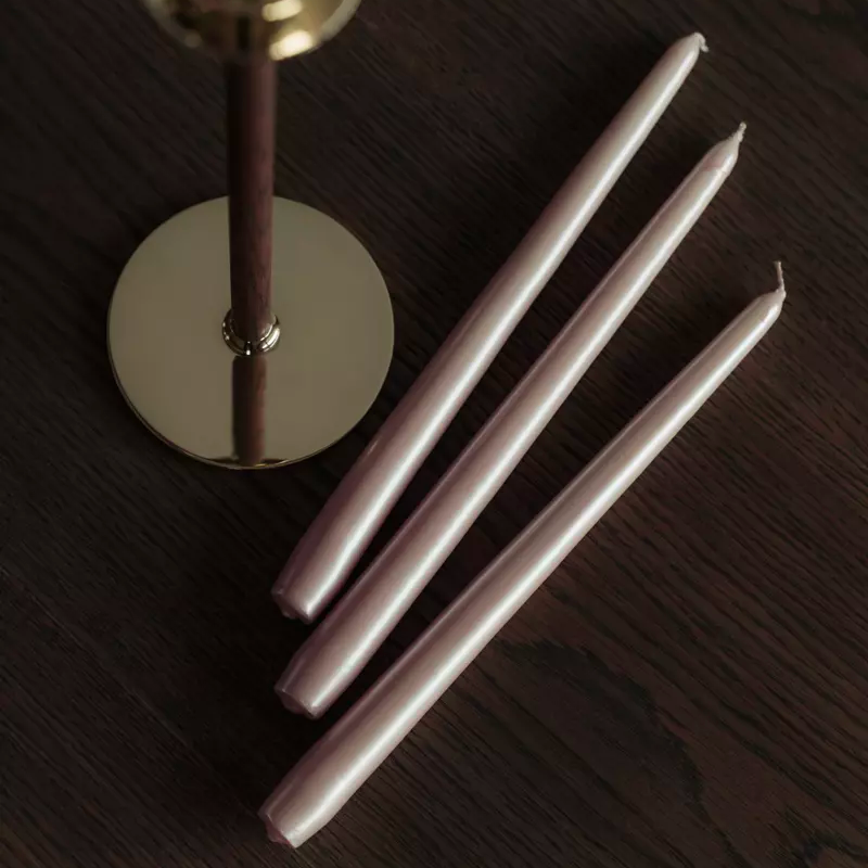 Herrgårdsljus - Dimrosa Pärla