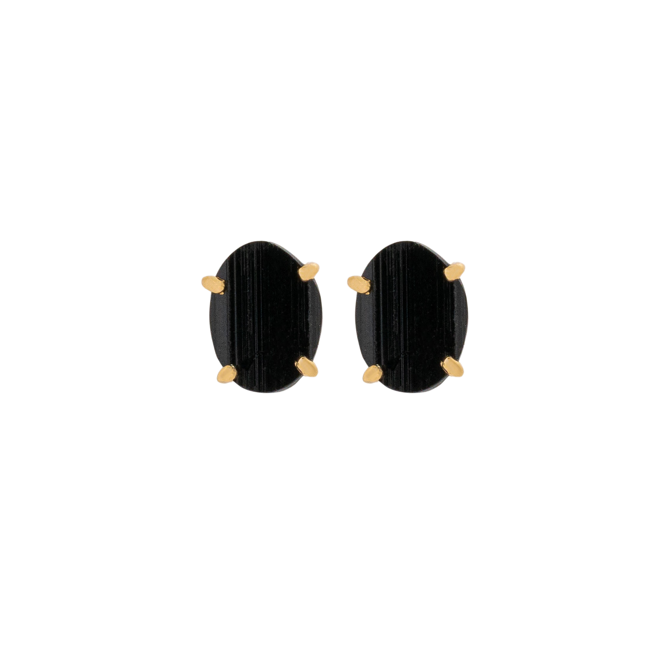 Örhängen, Luna Nero 3 - Förgyllt