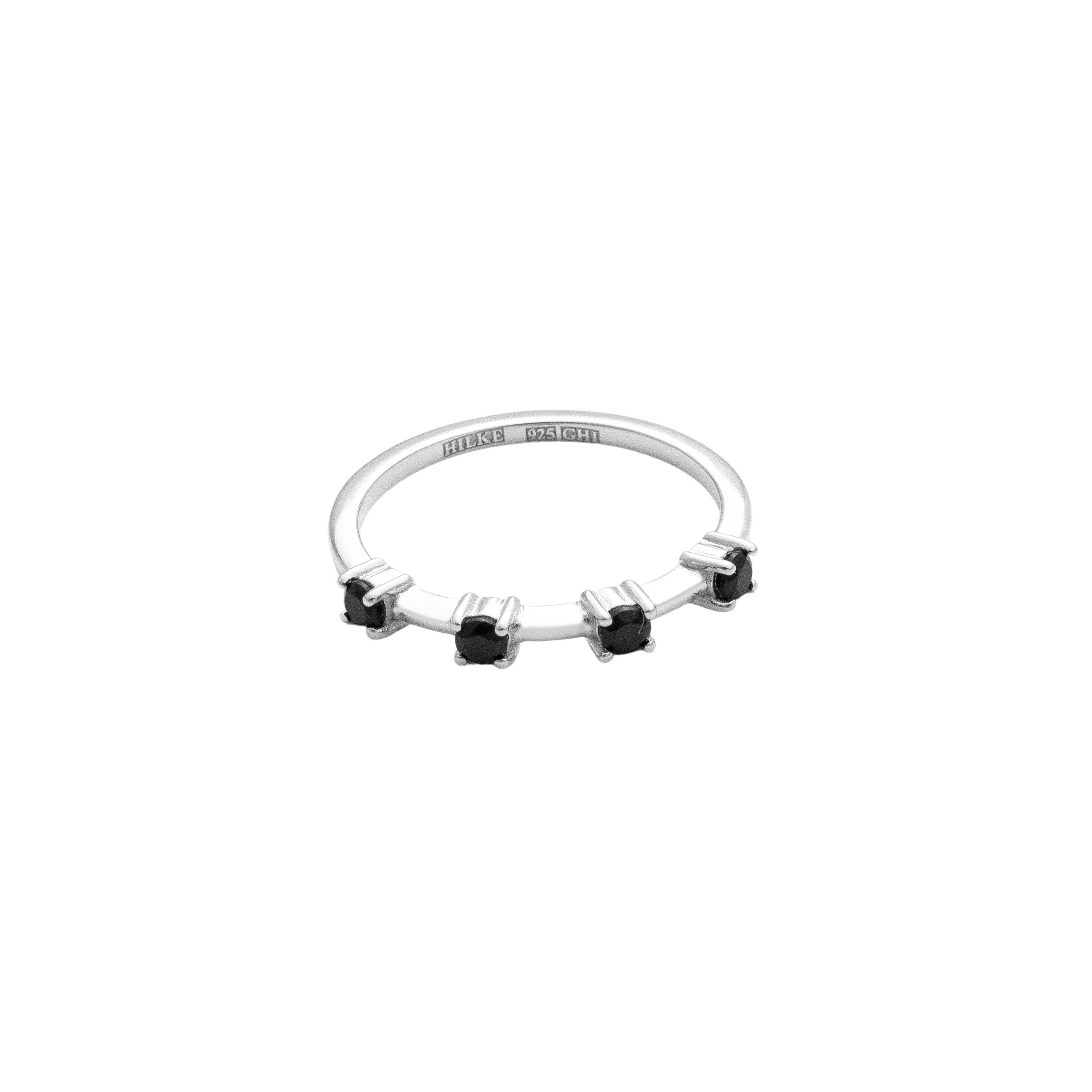 Ring Palermo Nero - Silver 7