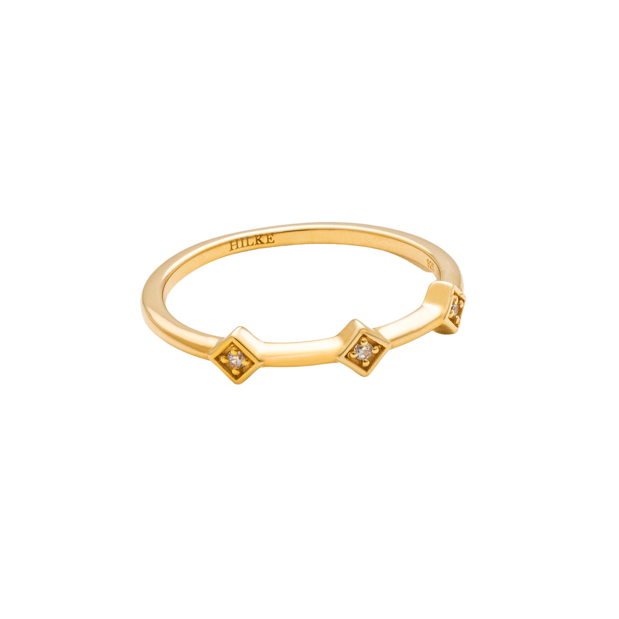 Ring Triangolo Bianco 1 - Guld 7